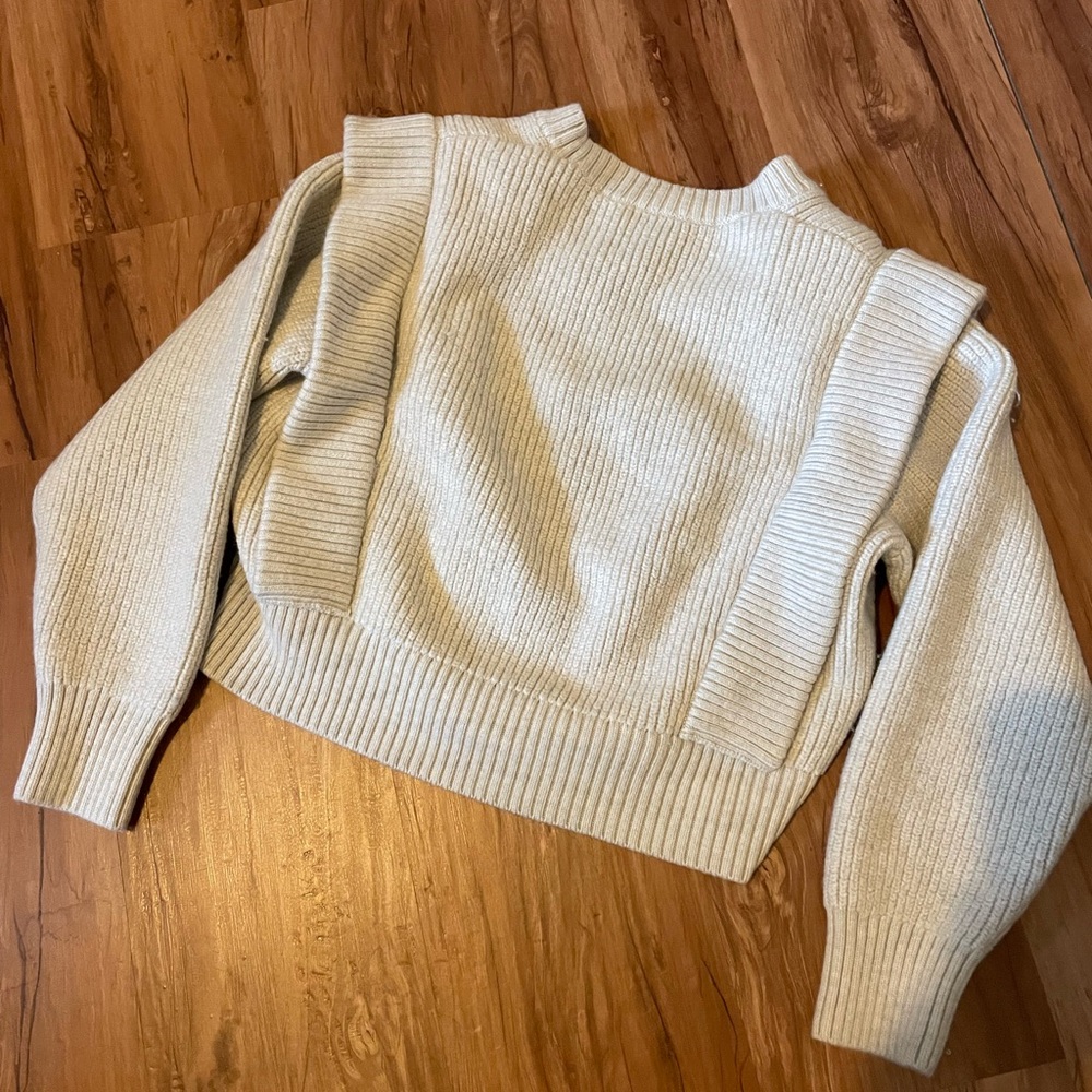 ARITZIA x Babaton L Women’s Grazia Merino Wool Sweater - Picture 7 of 8